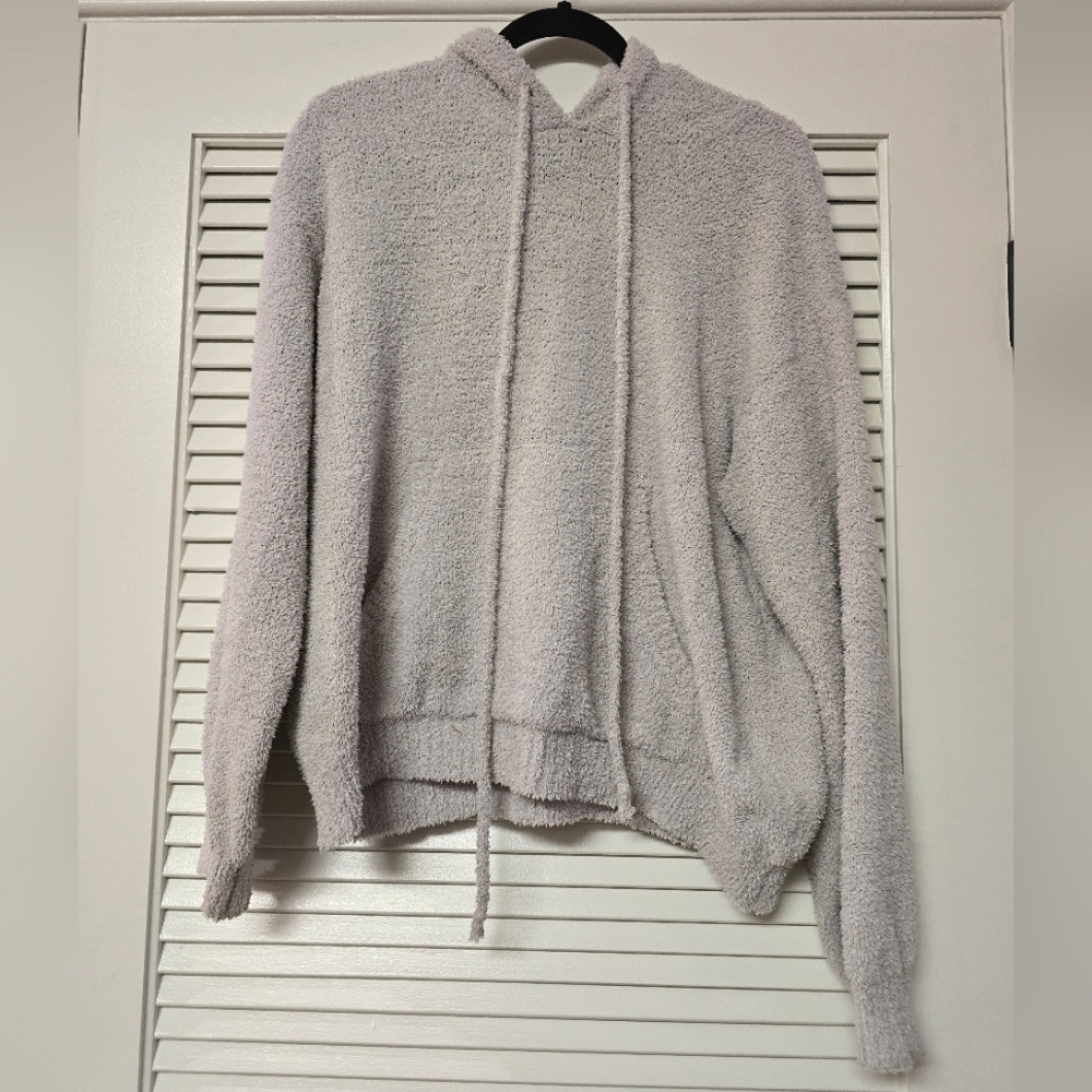 Cotton Candy LA - Oversized Cozy Fuzzy Sweater With Pocket & Hood